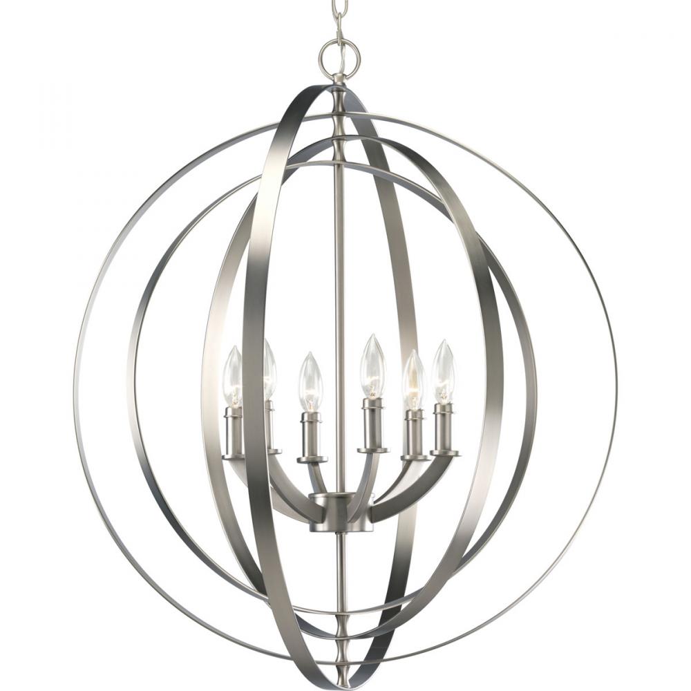 Equinox Collection Six-Light Foyer Pendant