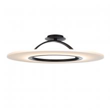 WAC US FM-21728-BK - ELEKTRON Semi-Flush Mount Light