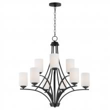 Maxim 20036SWBK - Deven-Multi-Tier Chandelier