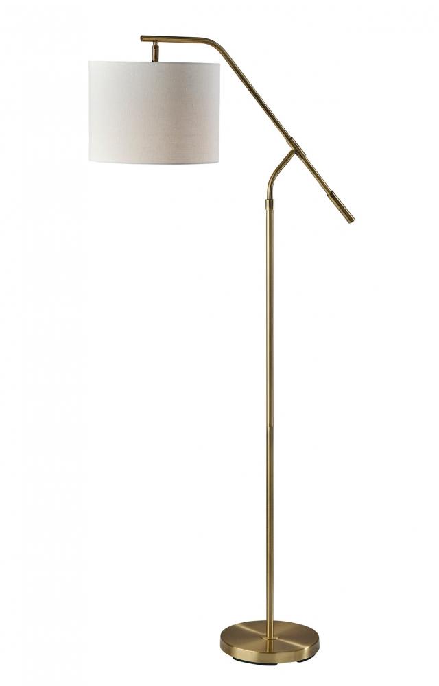 Milo Floor Lamp - Antique Brass