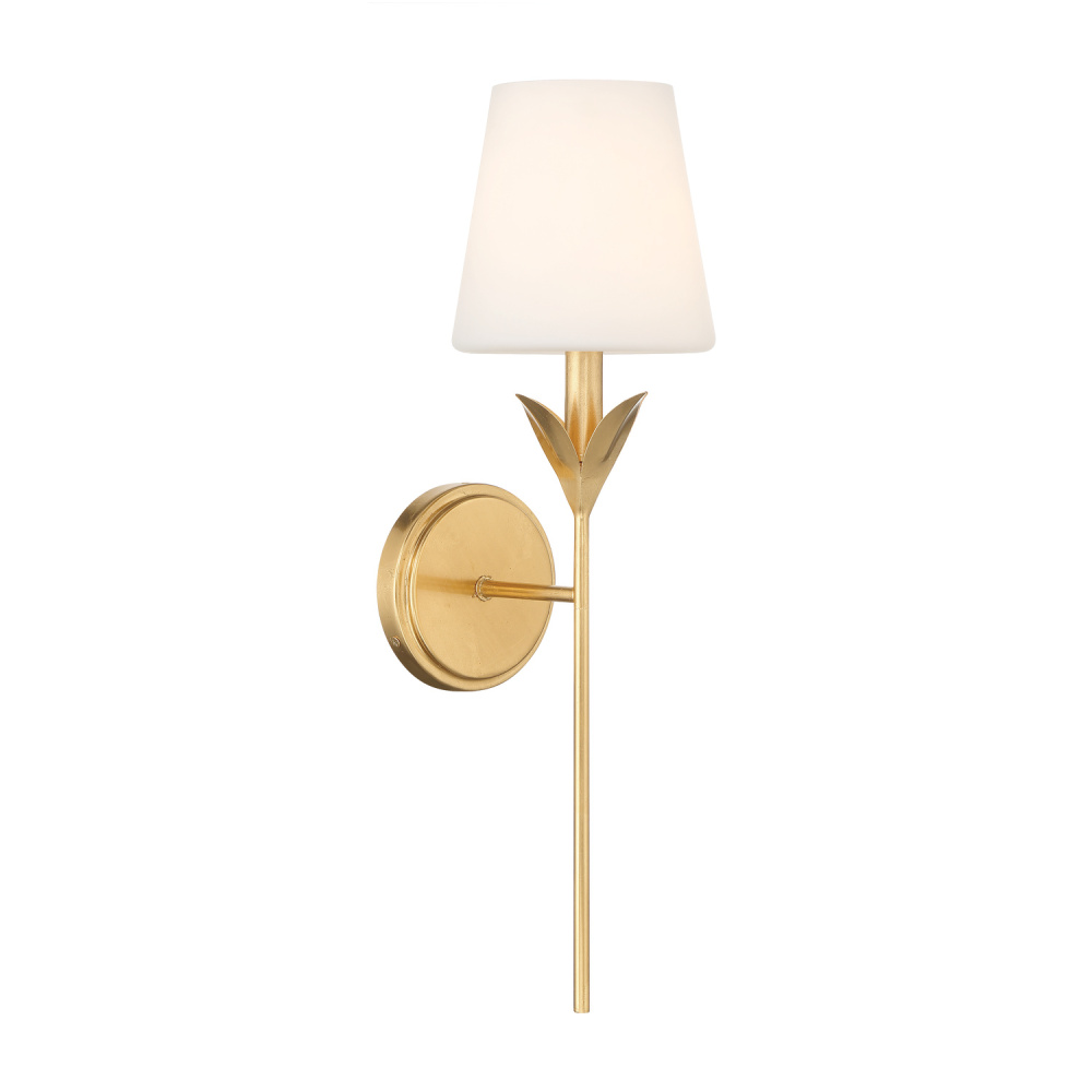 Broche 6'' Antique Gold Sconce