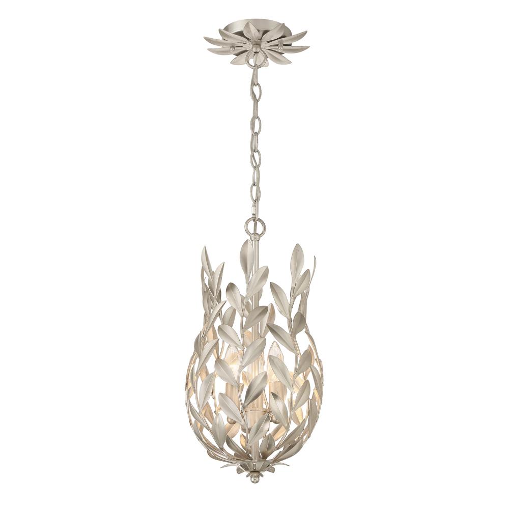 Broche 9.5'' Antique Silver Pendant