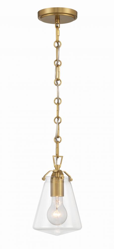 Voss 5.75'' Luxe Gold Pendant