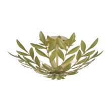 Crystorama 560-CT - Broche 20.75'' Champagne Green Tea Semi Flush Mount