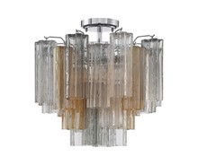 Crystorama ADD-300-CH-AU_CEILING - Addis 4 Light Polished Chrome Semi Flush Mount