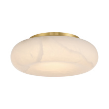 Crystorama AME-405-AG - Acme 16'' Integrated LED Aged Brass Flush Mount
