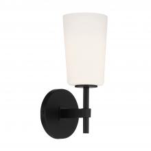 Crystorama COL-101-BK - Colton 5.5'' Black Sconce