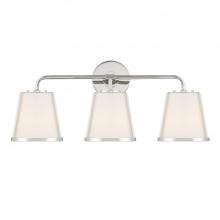 Crystorama FUL-913-PN - Fulton 23.25'' Polished Nickel Bathroom Vanity