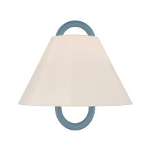 Crystorama JOJ-801-VG-BL - Jojo 11.75'' Vibrant Gold + Blue Sconce