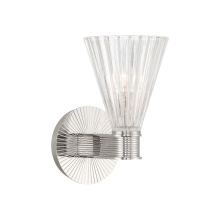Crystorama LOT-701-PN - Lotus 5.5'' Polished Nickel Sconce