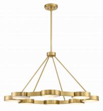 Crystorama ORS-738-MG-ST - Orson 38.5'' Modern Gold Chandelier