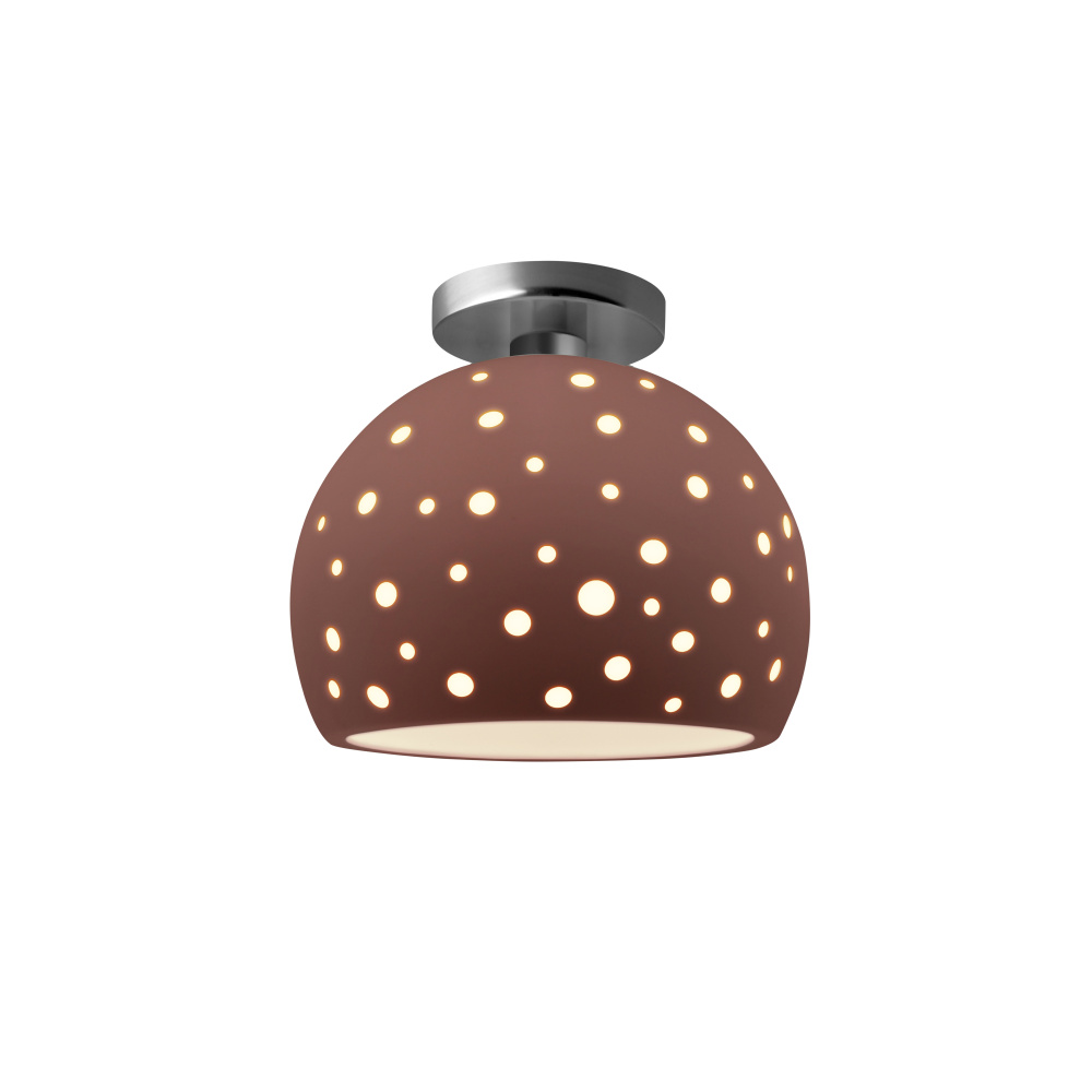 Perforated Medium Globe Semi-Flush