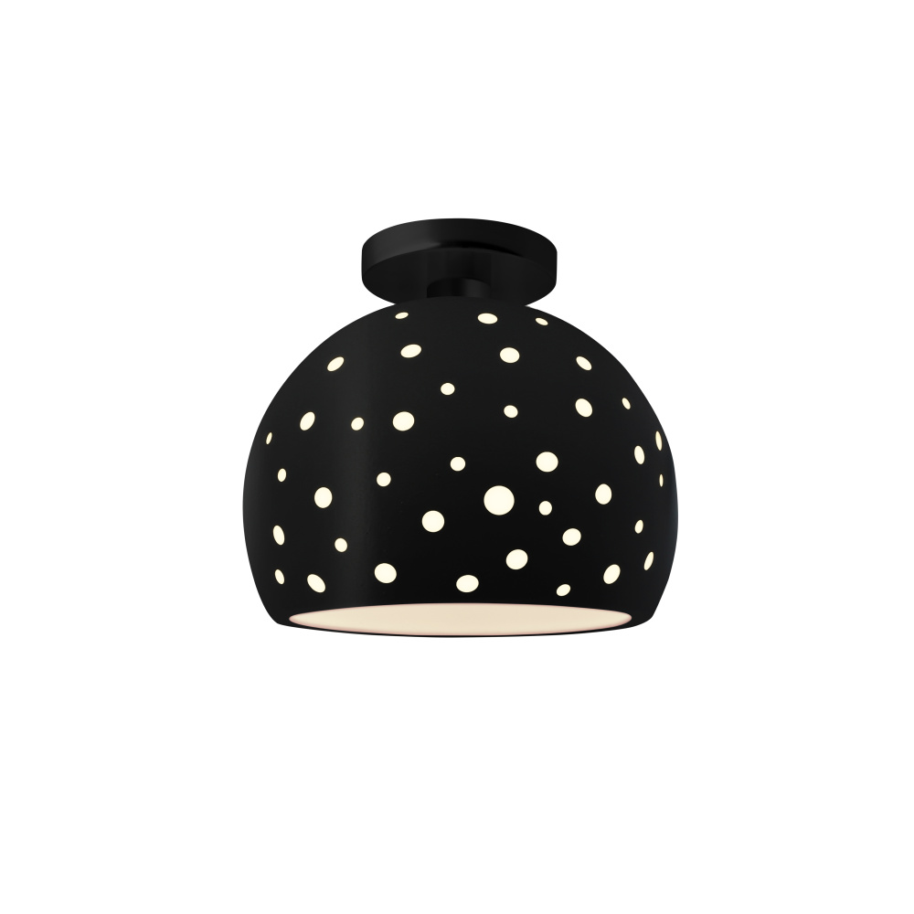 Perforated Medium Globe Semi-Flush
