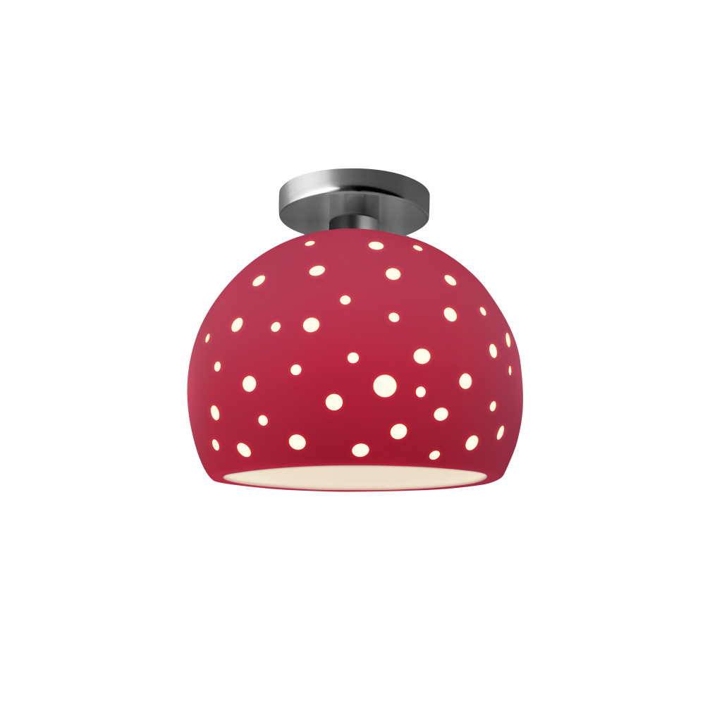 Perforated Medium Globe Semi-Flush