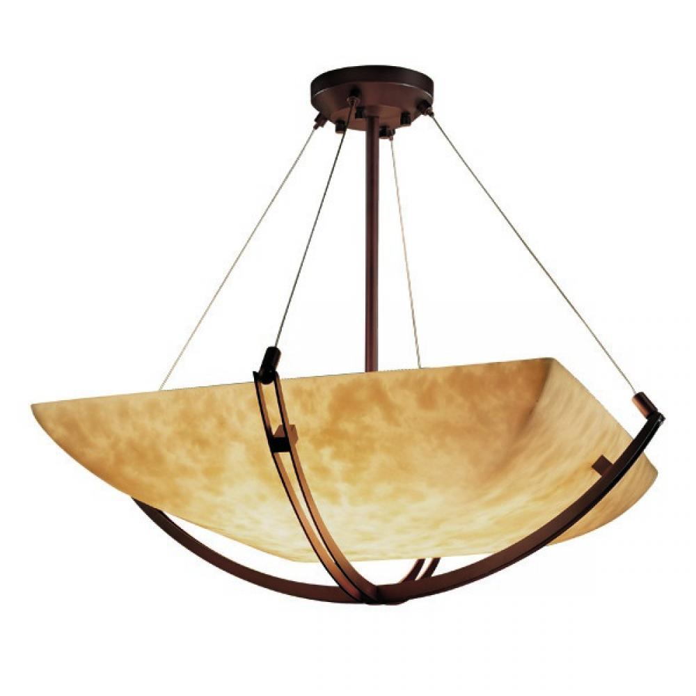 36" Pendant Bowl w/ Crossbar