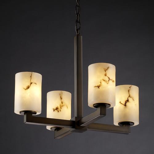 Modular 4-Light Chandelier