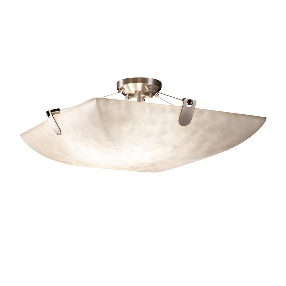 24" LED Semi-Flush Bowl w/ U-Clips