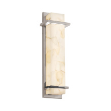 Justice Design Group ALR-7614W-NCKL - Monolith 20" LED Outdoor/Indoor Wall Sconce