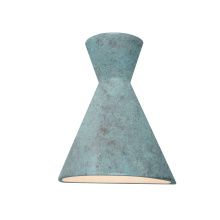 Justice Design Group CER-3100W-PATV - Retro LED Outdoor Wall Sconce - Closed Top