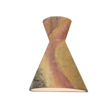 Justice Design Group CER-3100W-SLHY - Retro LED Outdoor Wall Sconce - Closed Top