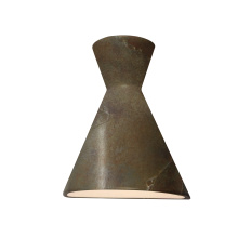 Justice Design Group CER-3100W-SLTR - Retro LED Outdoor Wall Sconce - Closed Top