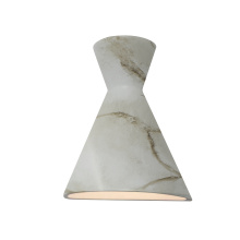 Justice Design Group CER-3100W-STOC - Retro LED Outdoor Wall Sconce - Closed Top