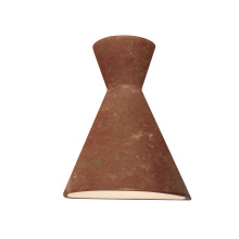 Justice Design Group CER-3105-PATR - Retro LED Wall Sconce - Open Top and Bottom