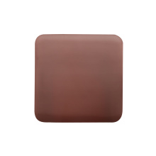 Justice Design Group CER-5112-CLAY - Small 10" Square Backlit ADA Color Temperature Selectable LED Wall Sconce