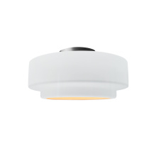 Justice Design Group CER-6360-WTWT-NCKL-LED1-700 - Small Tier LED Semi-Flush