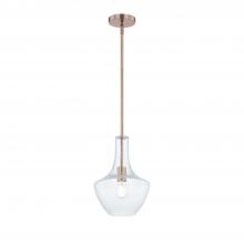 Justice Design Group FSN-4178-SEED-BRSS - Harlow 9.5" 1-Light Pendant