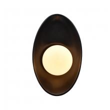 Justice Design Group CER-3045-CRB - Oval Coupe Wall Sconce