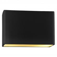 Justice Design Group CER-5659-CBGD-LED2-2000 - Really Big ADA Wide Rectangle LED Wall Sconce - Open Top & Bottom