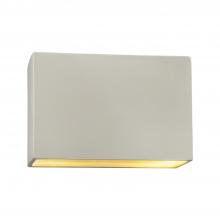 Justice Design Group CER-5658W-MTGD - Really Big ADA Rectangle (Outdoor) Wall Sconce - Closed Top