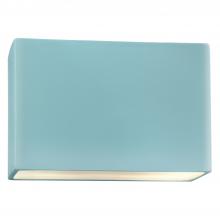 Justice Design Group CER-5659-RFPL-LED2-2000 - Really Big ADA Wide Rectangle LED Wall Sconce - Open Top & Bottom