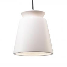 Justice Design Group CER-6425-MAT-NCKL-BKCD - Small Trapezoid Pendant
