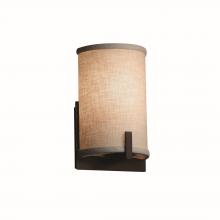 Justice Design Group FAB-5531-CREM-DBRZ - Century ADA 1-Light Wall Sconce