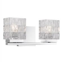 Quoizel ESTE8613C - Estelle 2-Light Polished Chrome Vanity Light