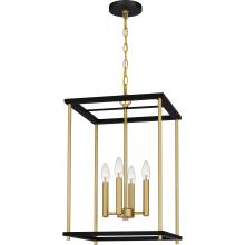 Quoizel KNW2814MBK - Kynwyd 4-Light Matte Black Pendant Light