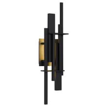 Quoizel NEWT8406EK - Newton Integrated LED Earth Black Outdoor Wall Lantern
