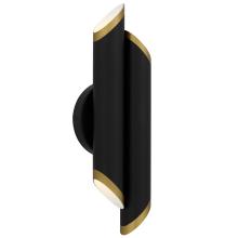 Quoizel PCMAN8705MBK - Manelis Integrated LED Matte Black Wall Sconce