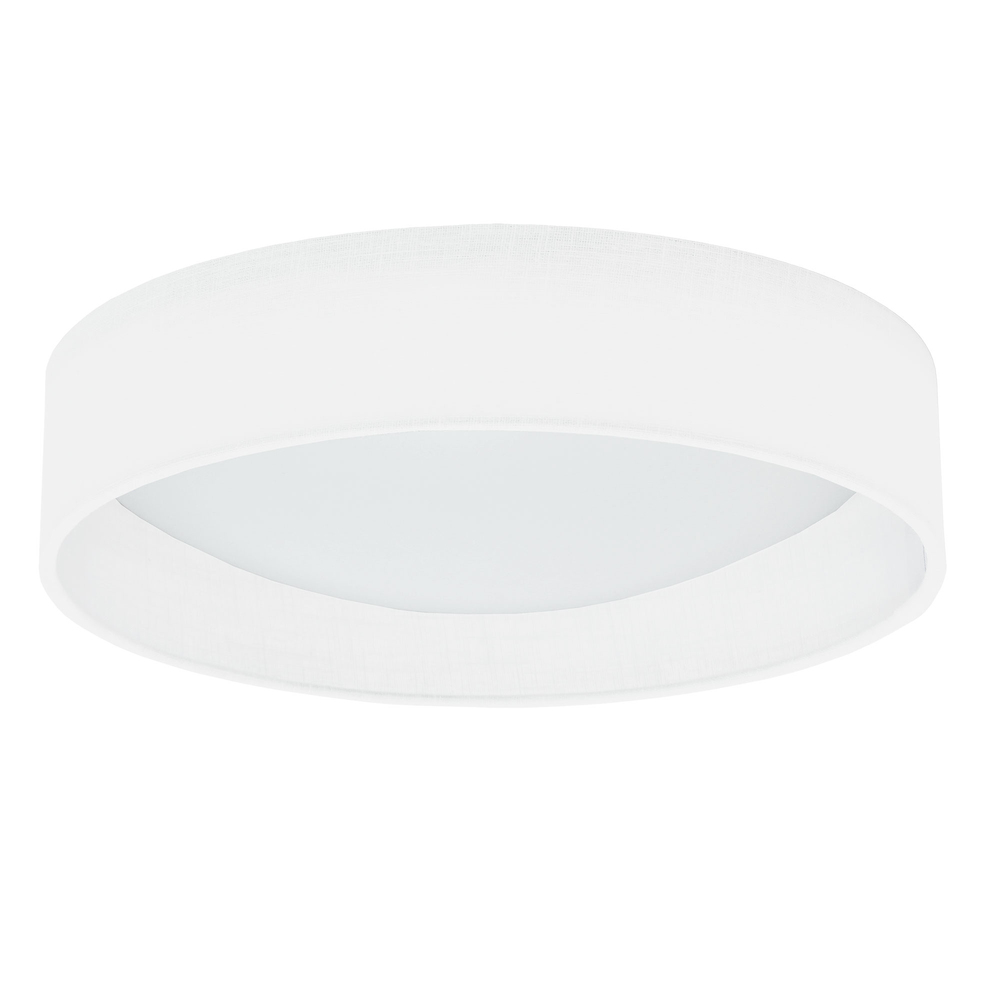 15" Flush Mount, Ivory Shade