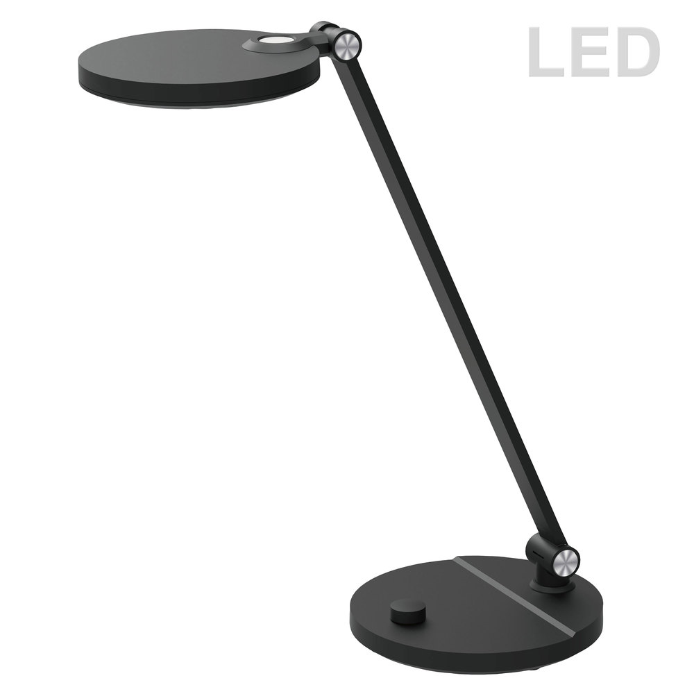 8W Table Lamp, Matte Black Finish