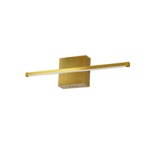 Dainolite ARY-2419LEDW-AGB - 19W LED Wall Sconce, Aged Brass with White Acrylic Diffuser