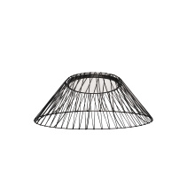 Dainolite GRG-2430LEDFH-MB-BK - 25W Flush Mount, MB w/ BK Strip Shade