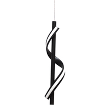 Dainolite JTN-178LEDP-MB - 8W LED Pendant, Matte Black with White Silicone Diffuser