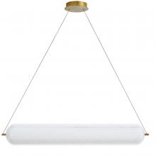 Dainolite PRI-4236LEDHP-AGB - 36W Horiz Pendant, AGB with CLR Acrylic Diffuser