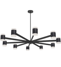 Dainolite WLS-48140LEDC-MB - 140W Chandelier, MB w/ FR Acrylic Diff