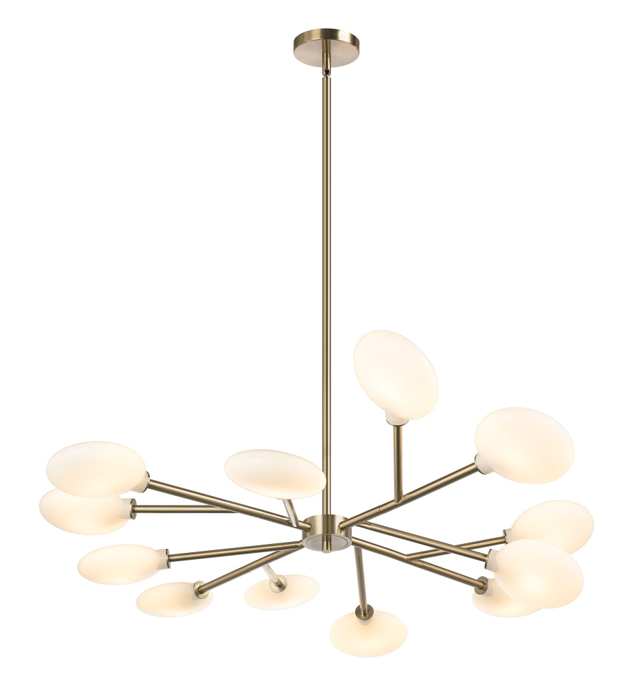 Peony Pendant Champagne Gold