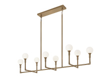 Matteo Lighting C64808AGOP - Candlestix Chandelier