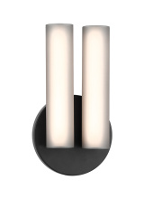 Matteo Lighting W32222MBSM - Axis Wall Sconce Matte Black